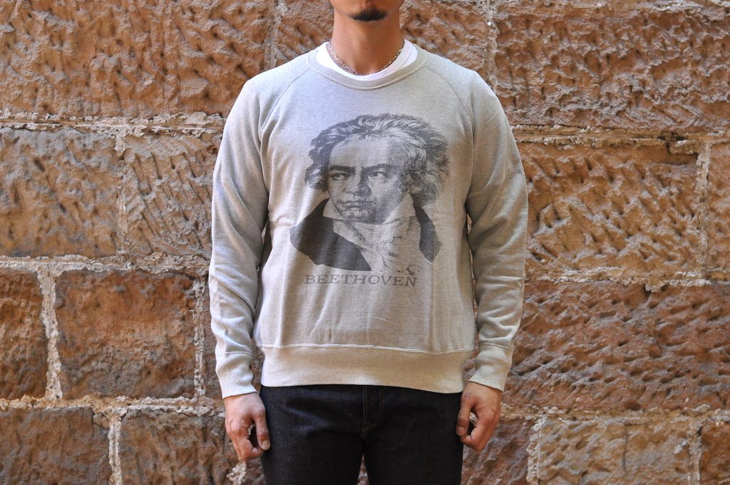 WAREHOUSE 9OZ 'BEETHOVEN' LOOPWHEELED SWEATSHIRT