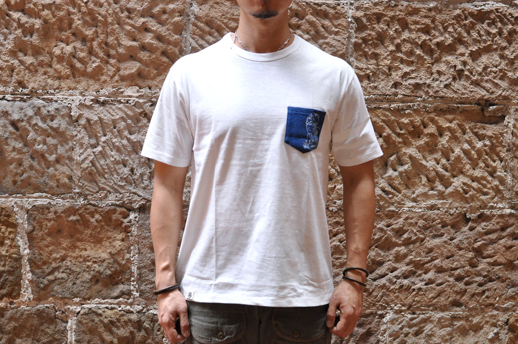 Momotaro "Warrior" Denim Pocket GTB Tee