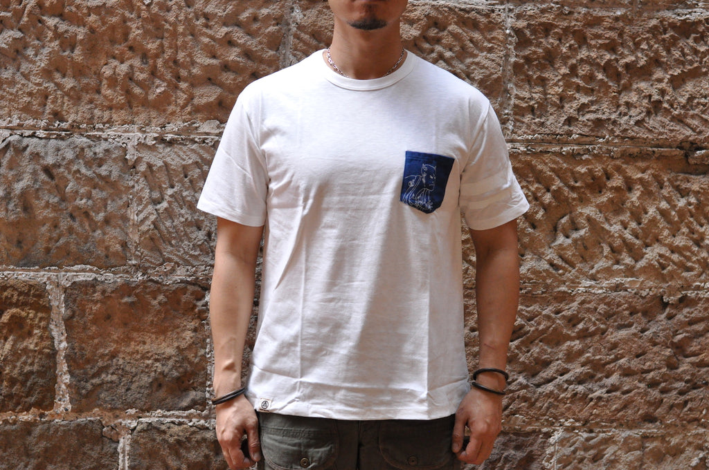 Momotaro "Oni" Denim Pocket GTB Tee