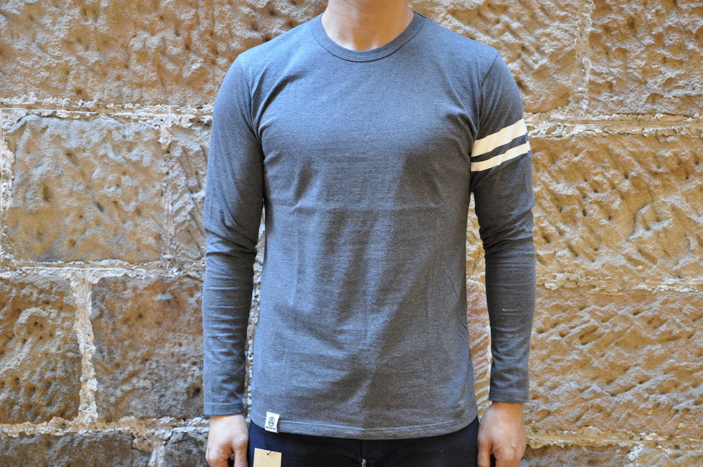 Momotaro GTB Long Sleeve Loop-Wheel Tee (Grey)