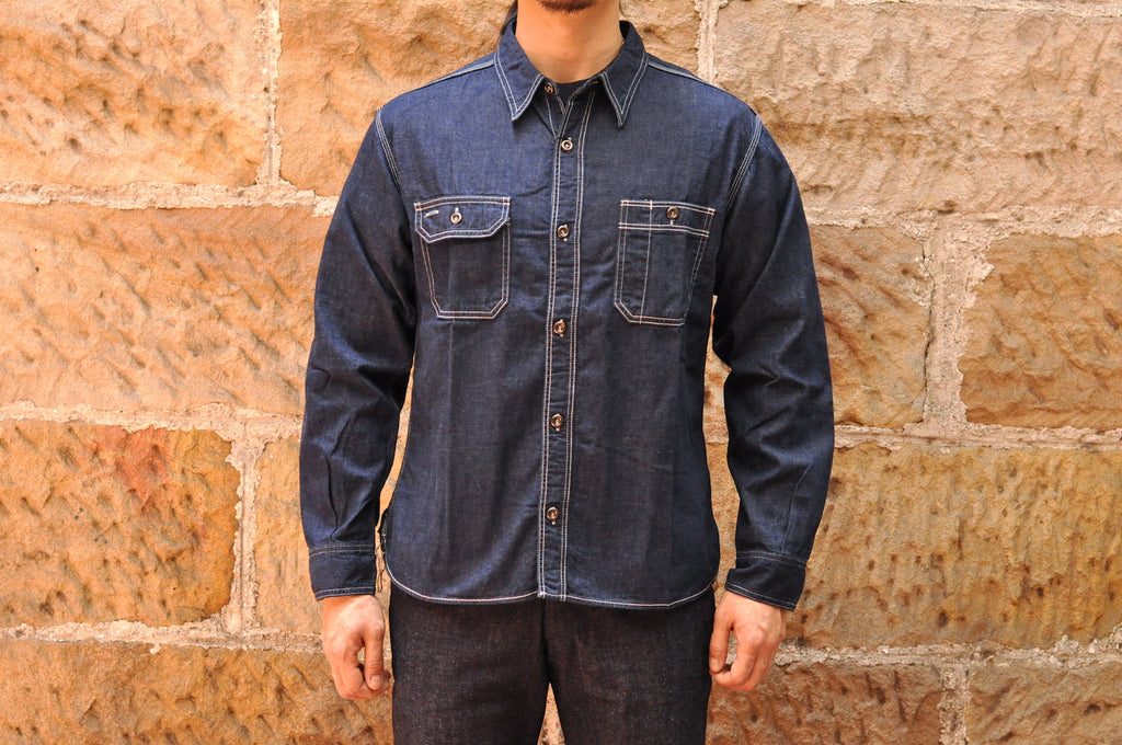 MOMOTARO 8OZ DENIM WORKSHIRT