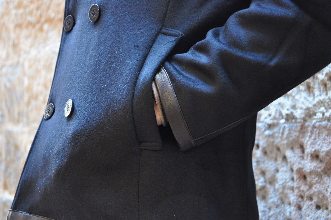 THE FLATHEAD WOOL CASHMERE PEA COAT