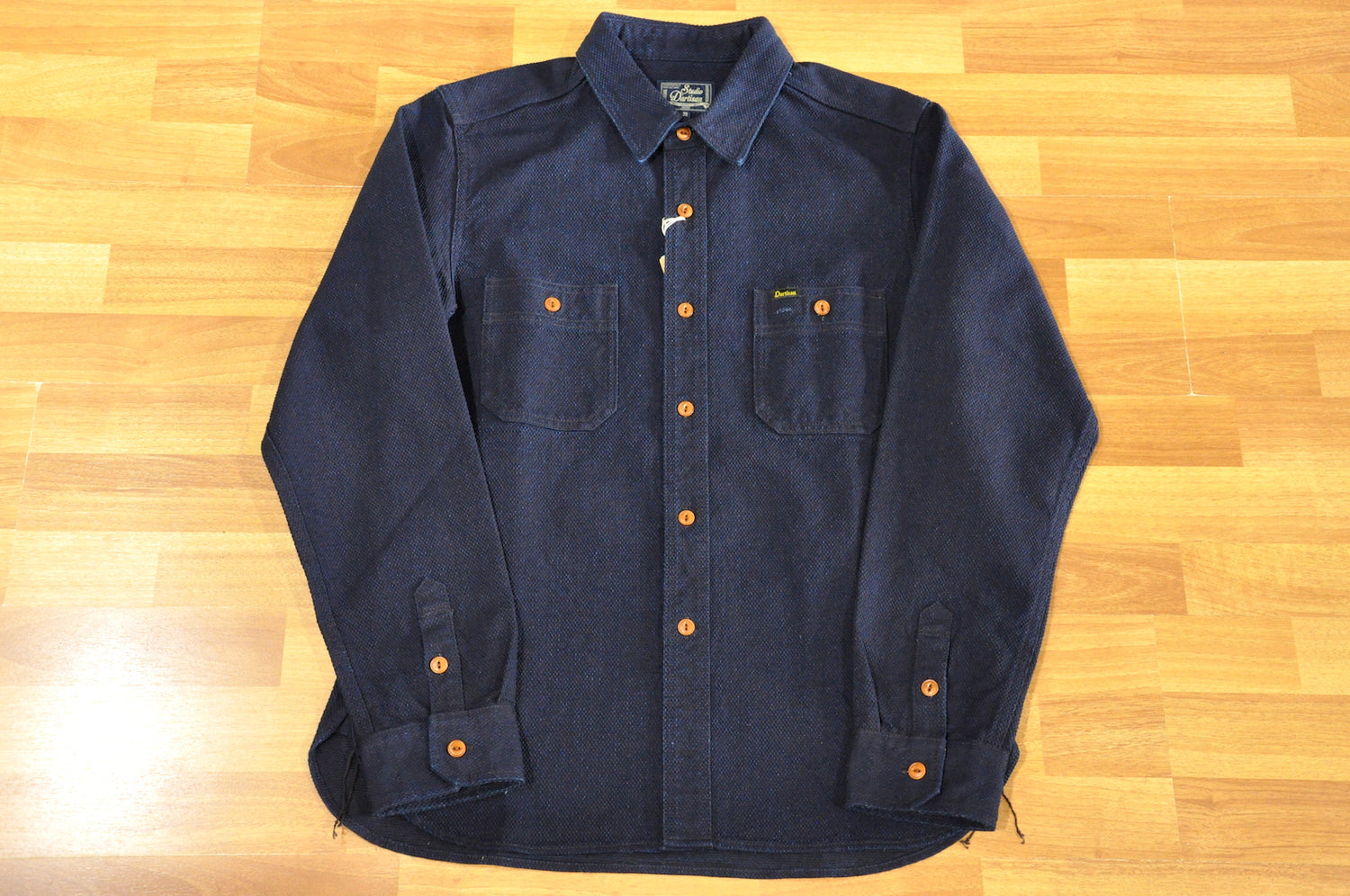 Studio D’Artisan 12oz Indigo Sashiko Shirt