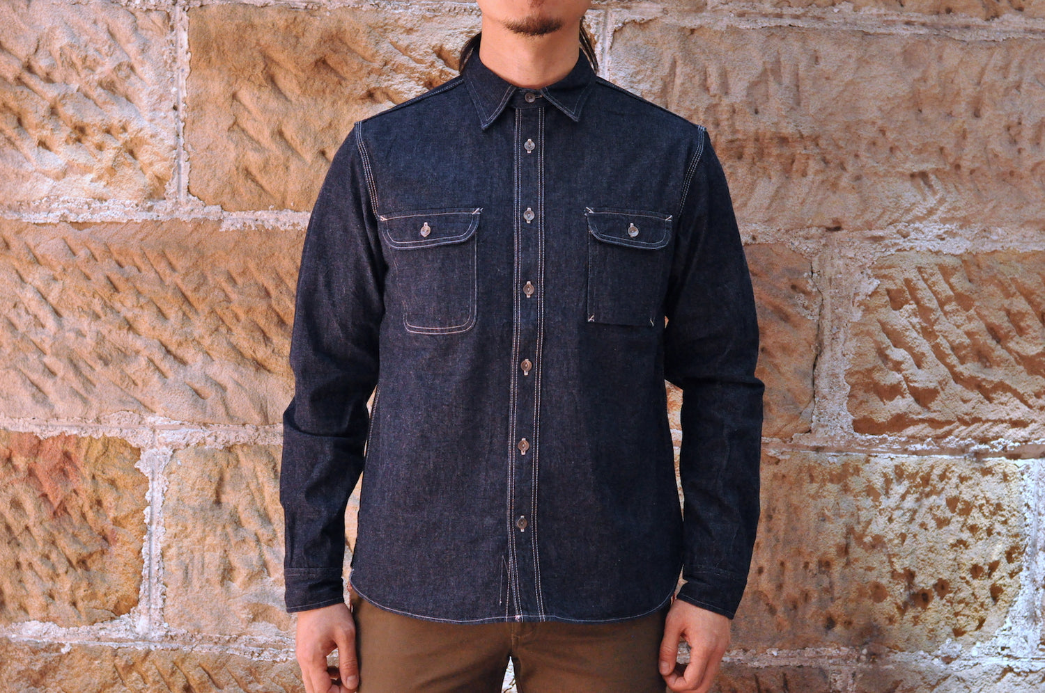 SAMURAI 12OZ DENIM EARLY WORK SHIRT