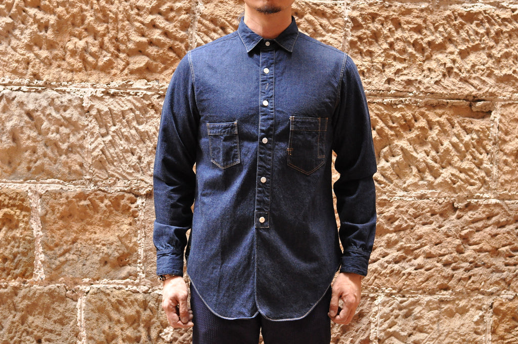 Freewheelers 'Locomotive' 8oz Selvage Denim Shirt