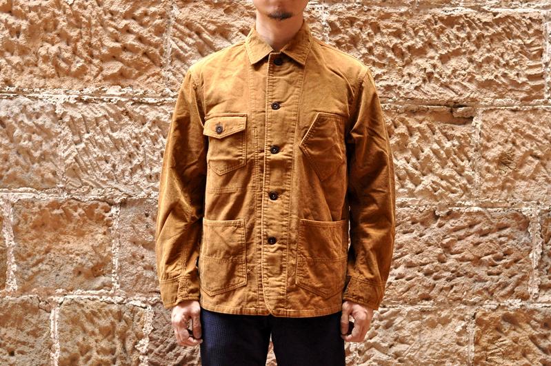 MOMOTARO 12OZ CORDUROY COVERALL (GOLDEN BROWN)