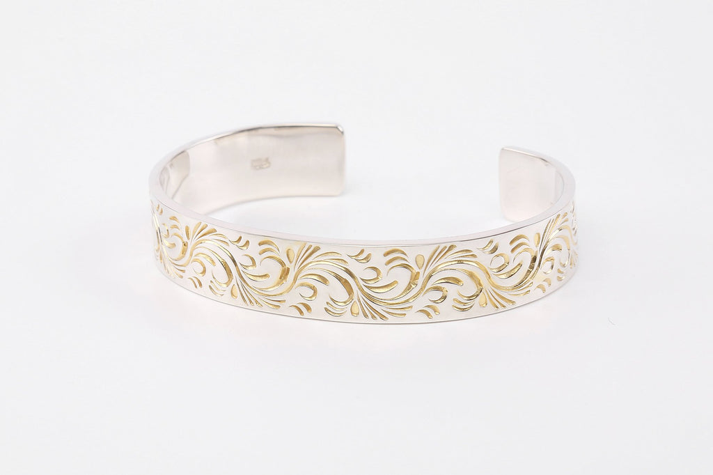 LEGEND 12MM ‘REBIRTH’ BANGLE WITH 24K GOLD