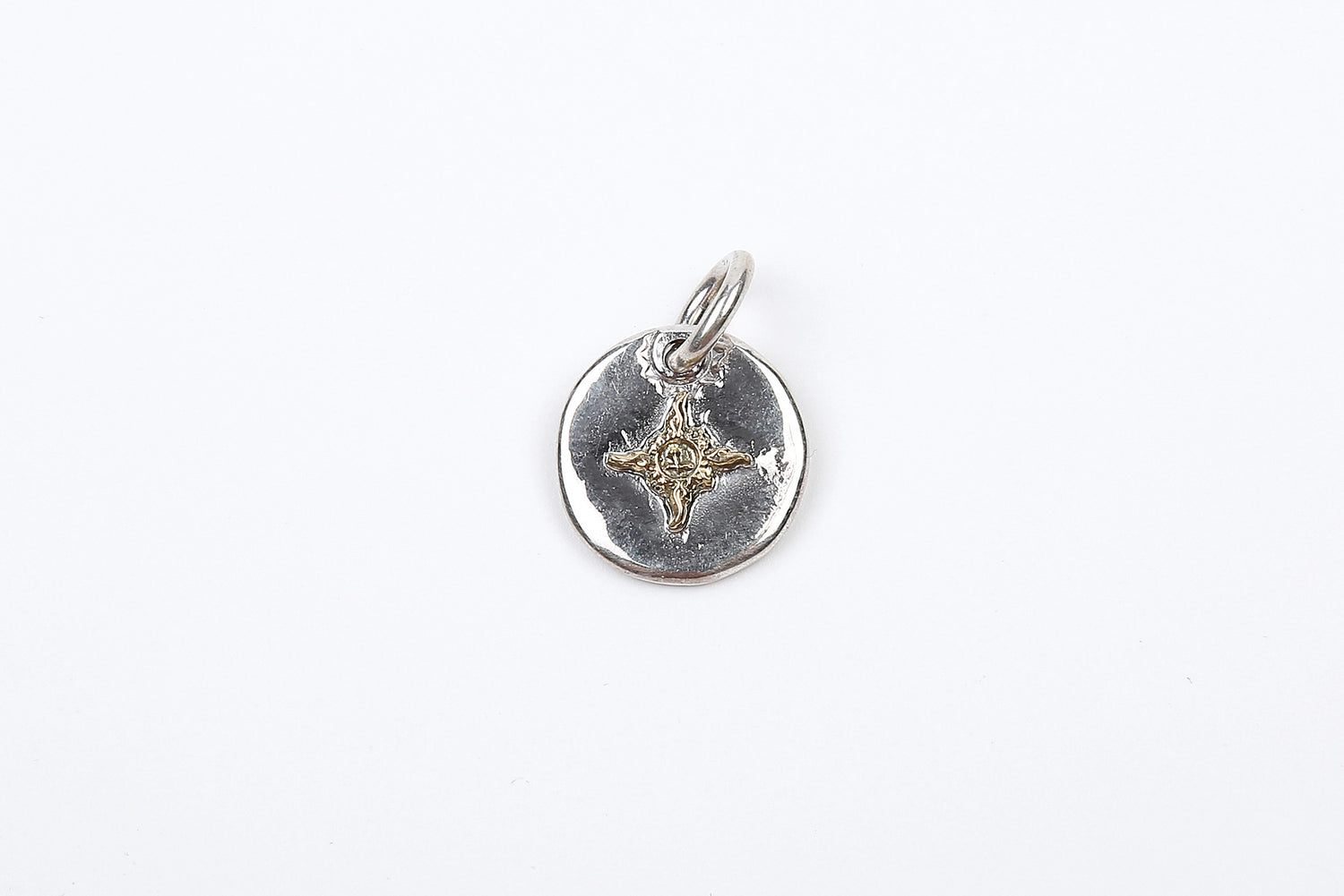 First Arrow's Mini Pendant With 18K Gold Sunburst （Size M）