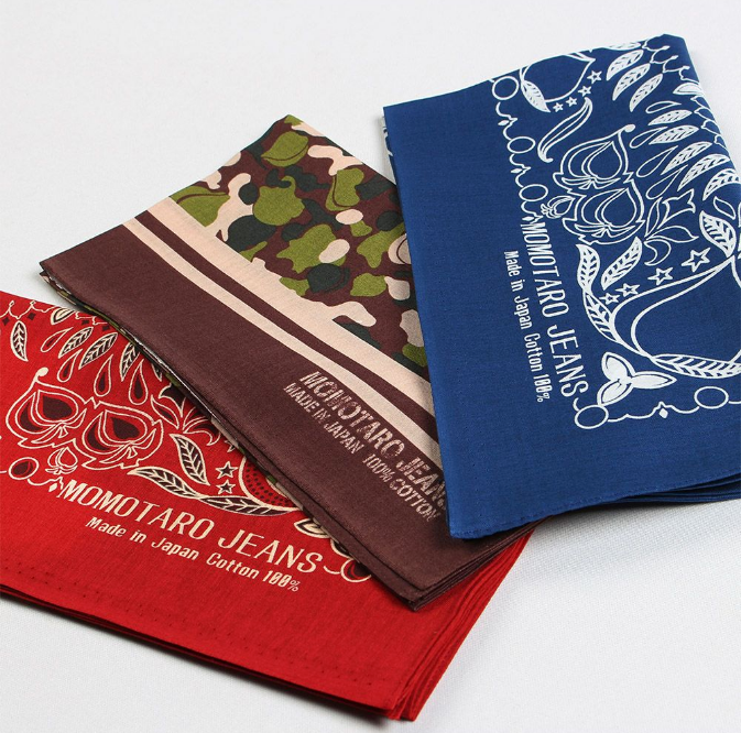 Momotaro Selvage Bandanas