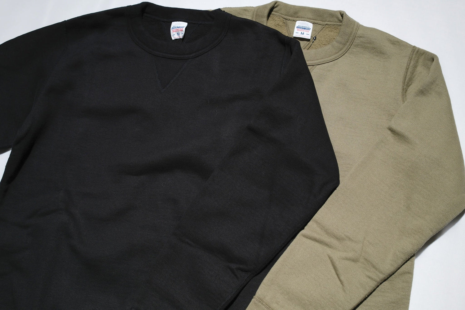 Iron Heart 14oz “Ultra-Heavyweight” Loopwheeled Crew Neck Sweatshirt