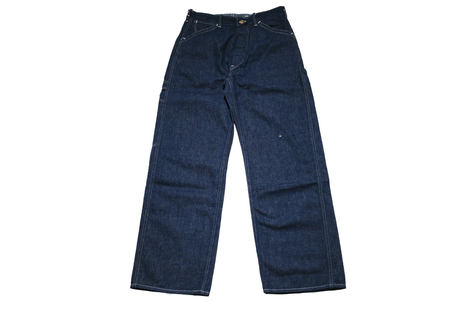 John Gluckow X Warehouse Co. 10oz Indigo Dyed Denim “Ironworkers” Trousers