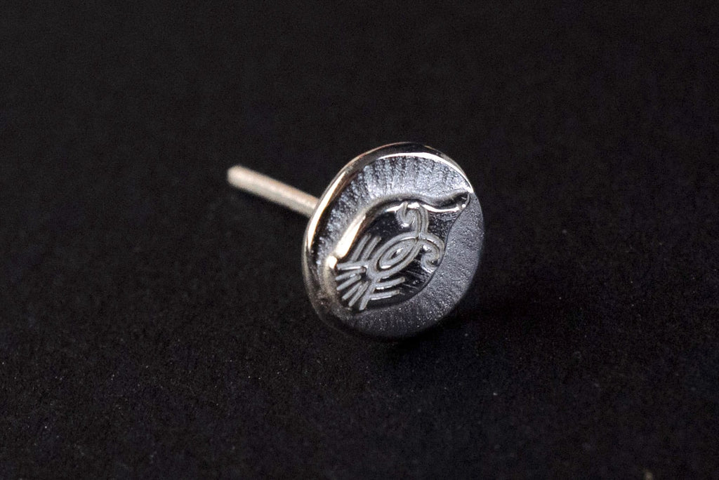 LEGEND SIZE LARGE "EAGLE EMBLEM" EARRING (JE-3-L)