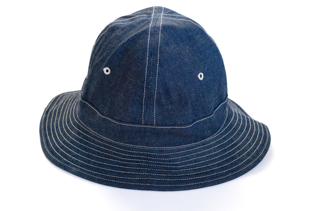 WAREHOUSE 10OZ INDIGO ARMY HAT