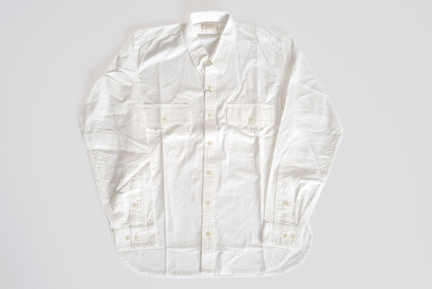 Maru Sankaku Peke by SDA 8oz Military Oxford Shirt (Off-White)