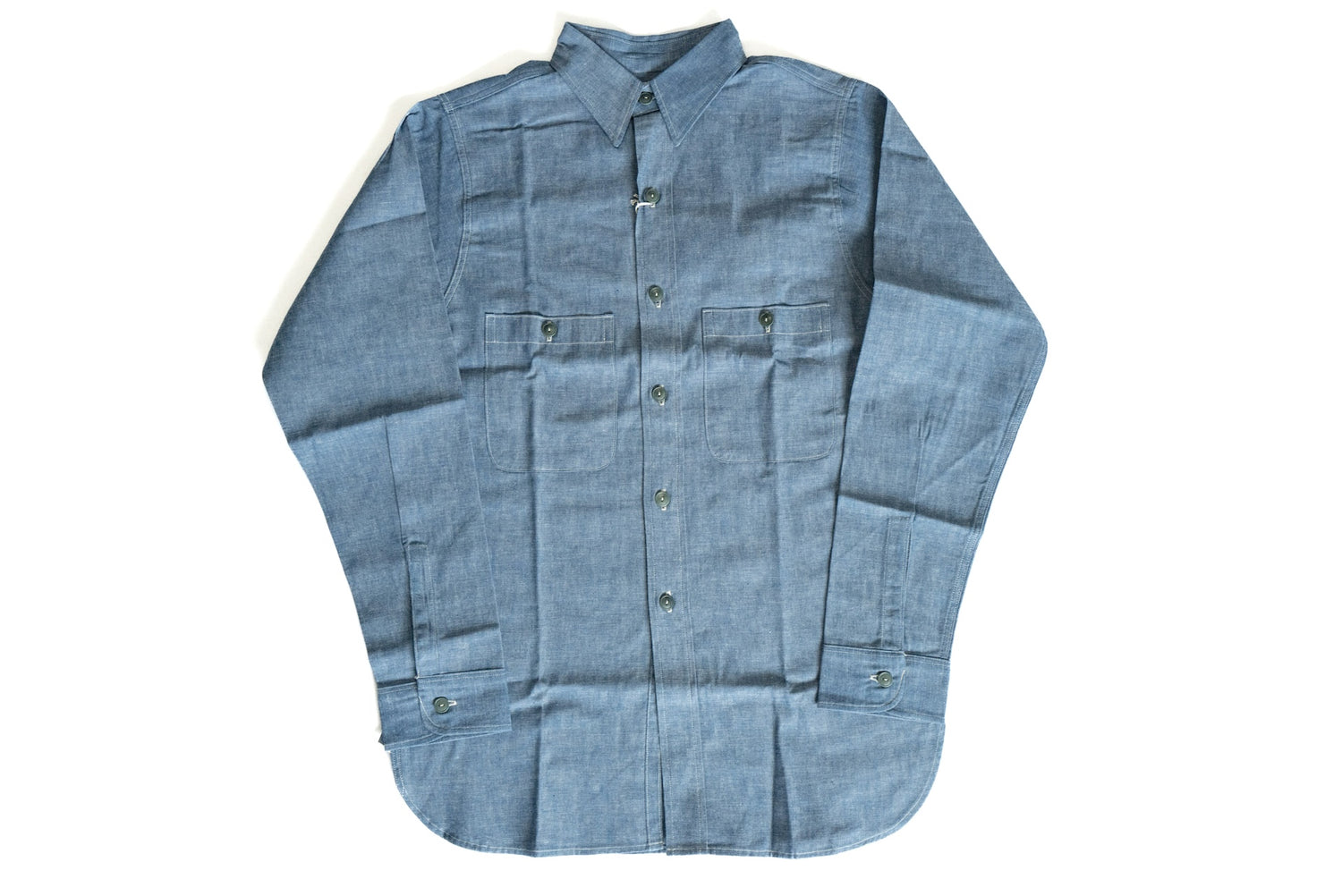 Warehouse 8oz USN Selvage Chambray Workshirt (Indigo)