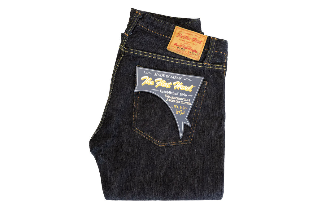 THE FLAT HEAD 14.5OZ D109 DENIM (SLIM TAPERED FIT)