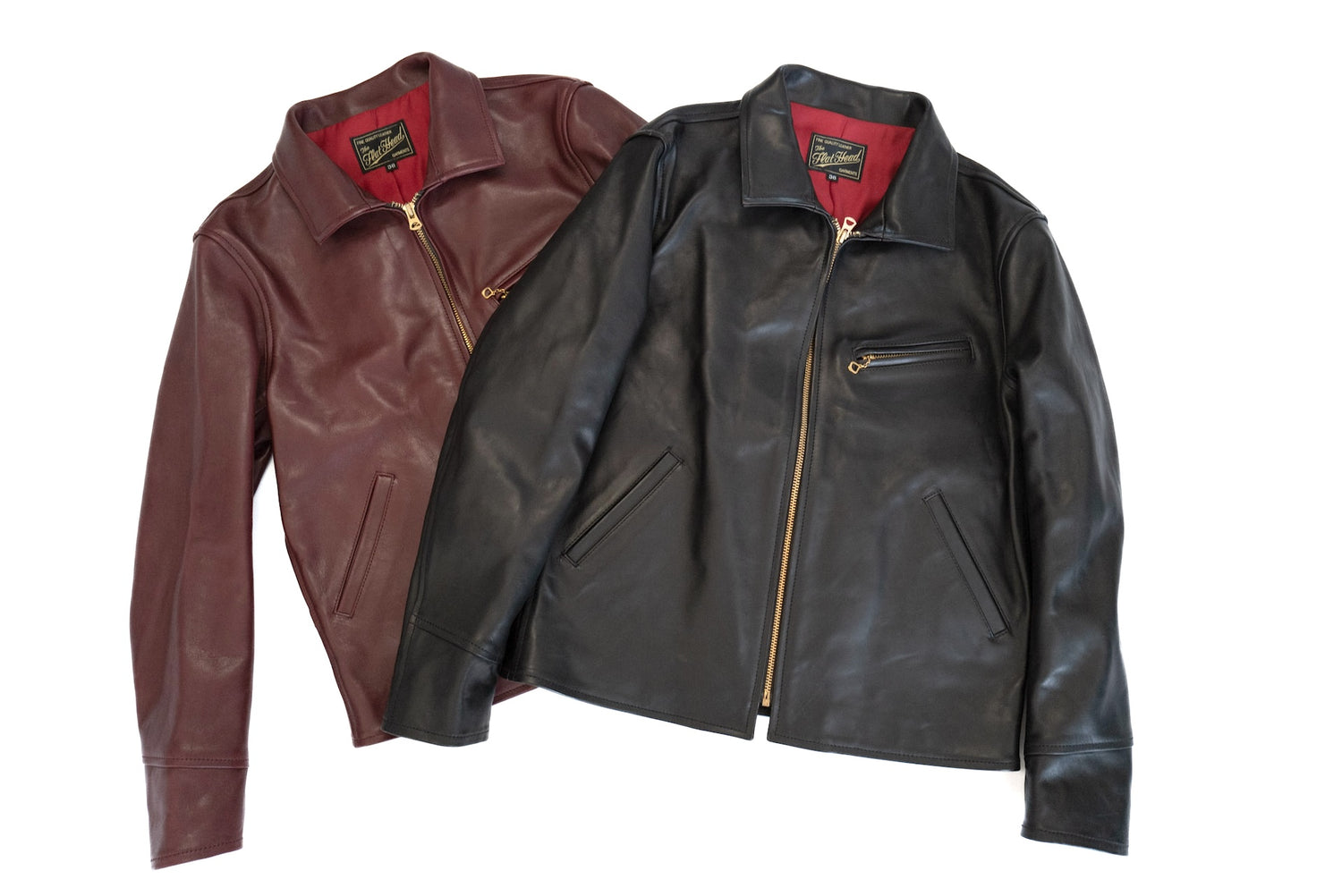 The Flat Head Horsehide 40s Single Sport Jacket