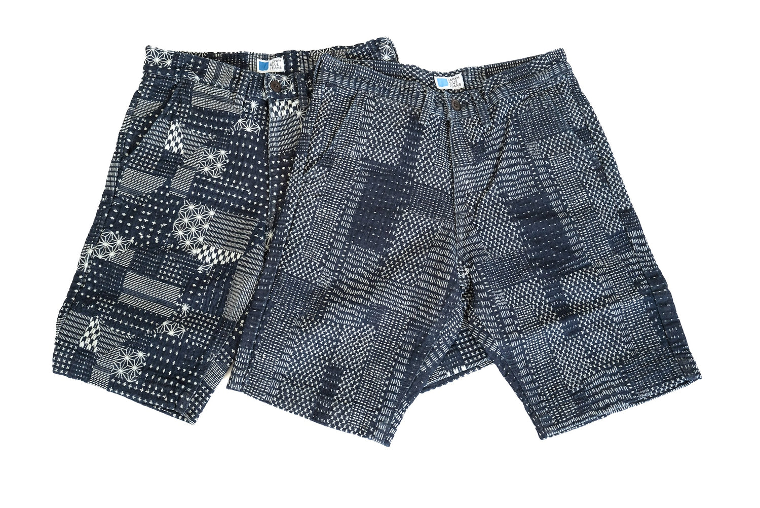 Japan Blue Indigo Dyed Heavyweight Sashiko Shorts