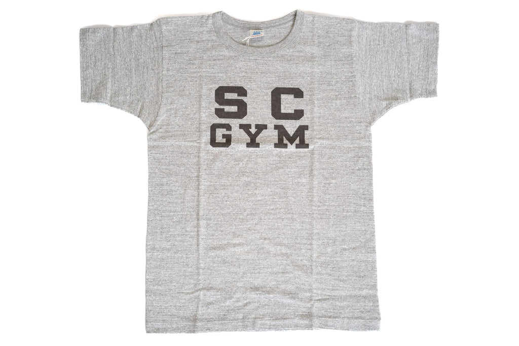 John Gluckow X Warehouse Co. 6oz 'SC Gym' Loopwheeled Tee (Heather Grey)