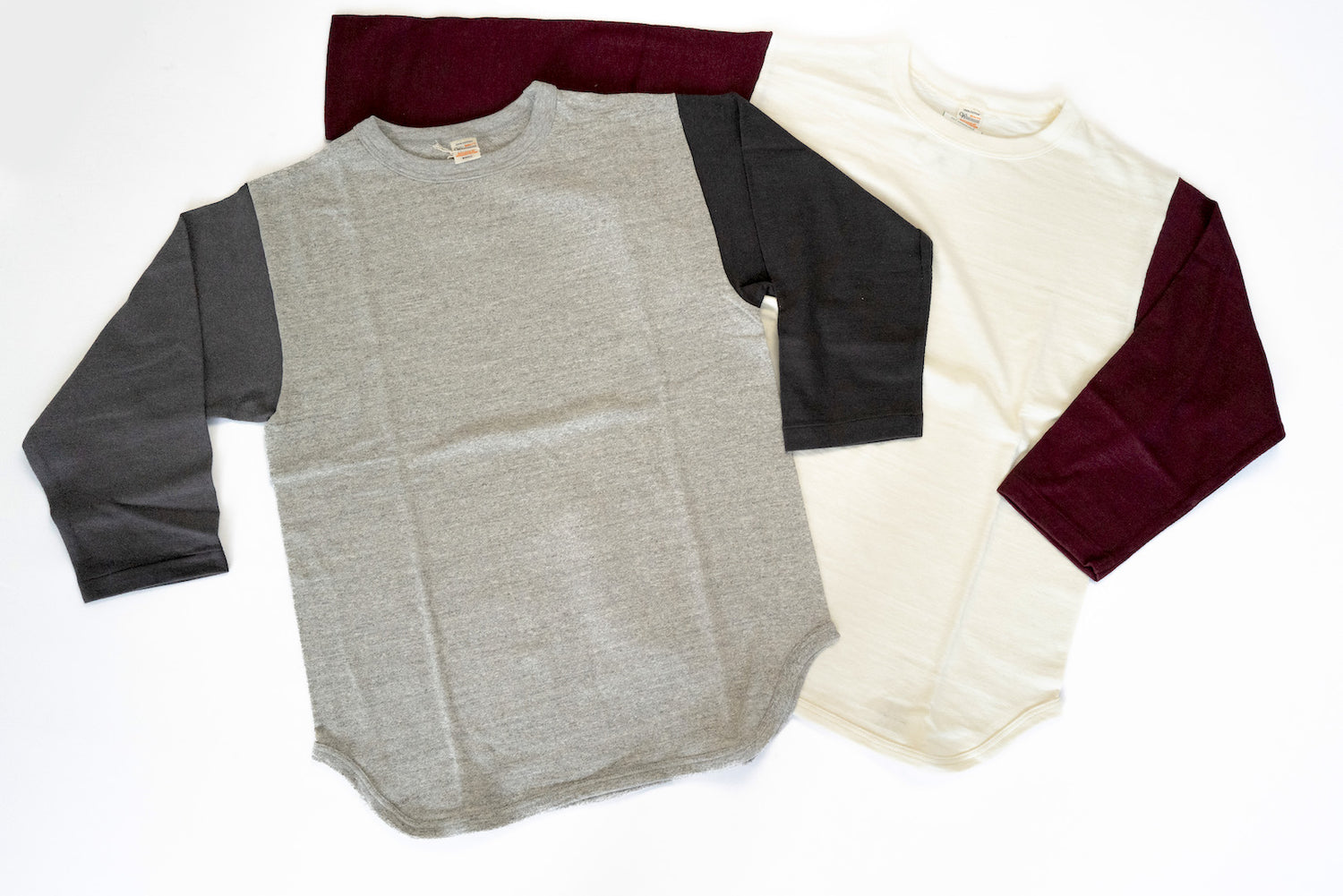 Warehouse "Bamboo Textured" 3/4 Sleeve Baseball Tee