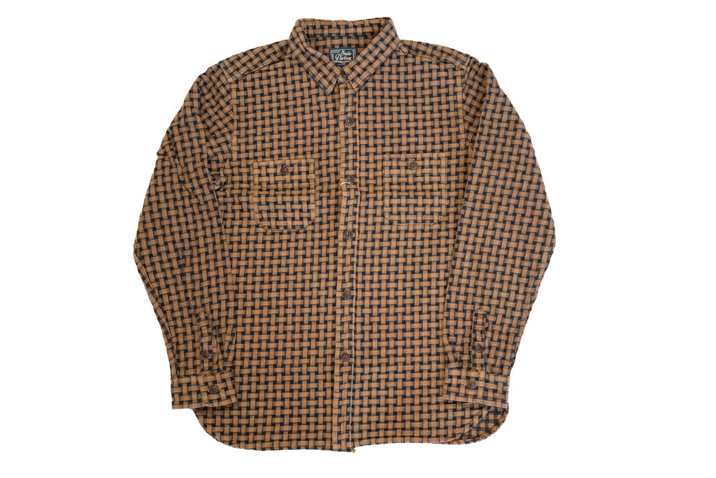 Studio D'Artisan 13oz Kakishibu Dyed "Ajiro Denim" Workshirt