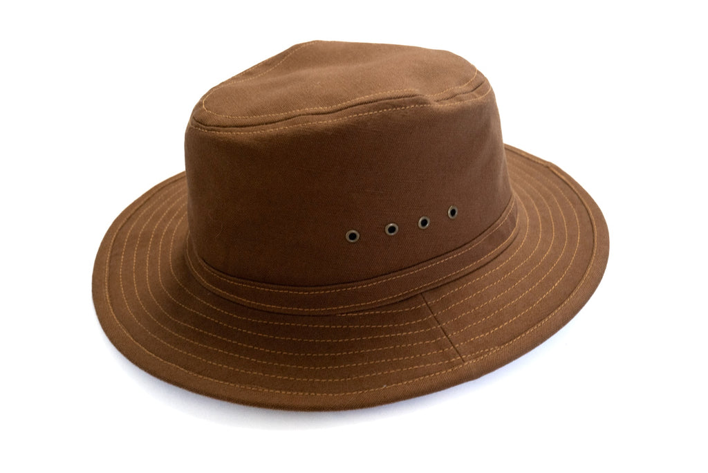 Freewheelers "Smokey Bear" Duck Canvas Hat (Brown)