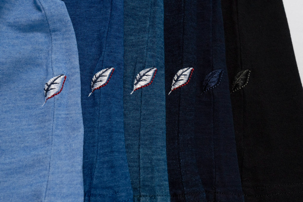 Pure Blue Japan 6.5oz "Signature" Indigo Dyed Tee