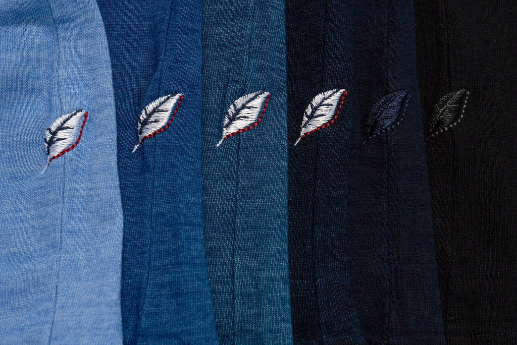 Pure Blue Japan 6.5oz "Signature" Indigo Dyed Tee