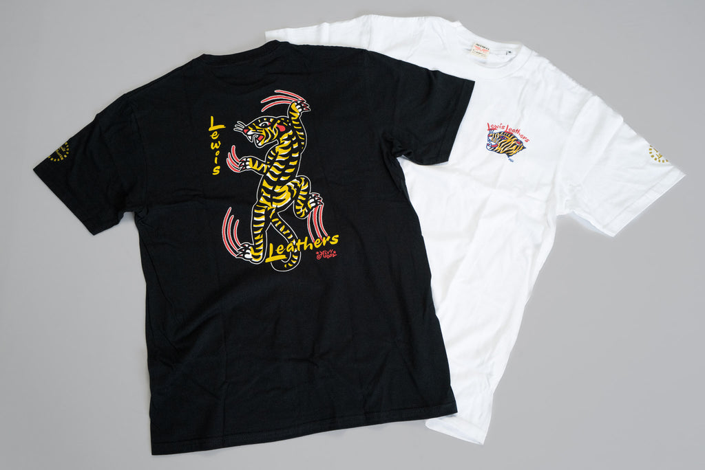 Lewis Leathers X Liam Alvy 'Clawing Tiger' Tubular Tee