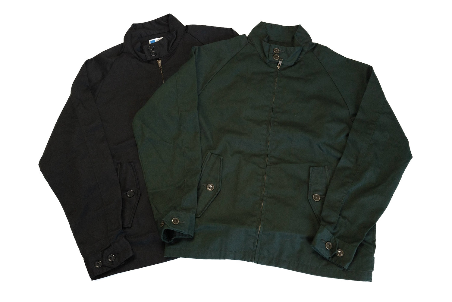 Japan Blue Cotton/Tetron Twill Harrington Work Jacket