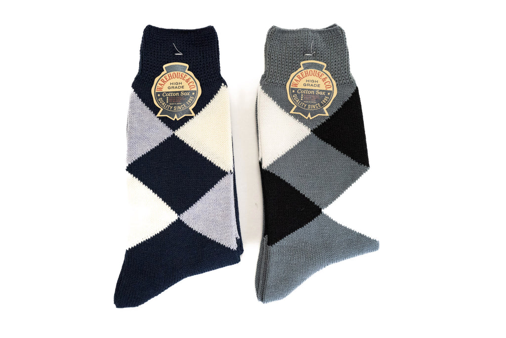 Warehouse 'Argyle Zokki' Long Socks