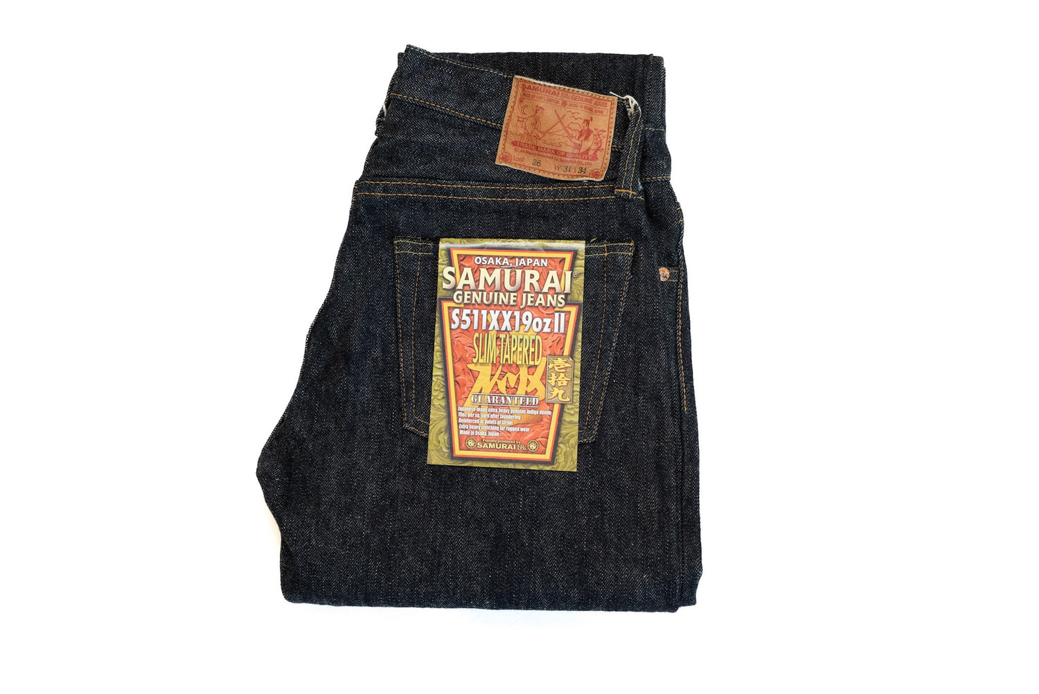 Samurai 19oz "Kiwami" S511XX-19oz Denim (Slim Tapered Fit)