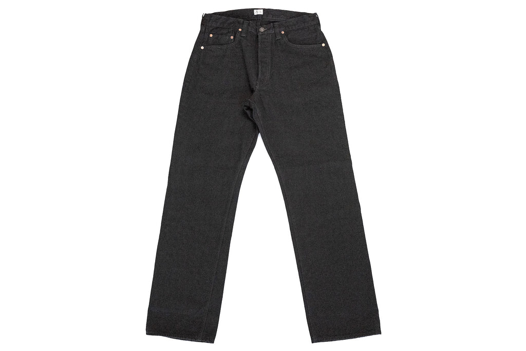 FREEWHEELERS 14OZ 601RB "MOTOR PSYCLONE" BLACK DENIM (MODERN STRAIGHT FIT)