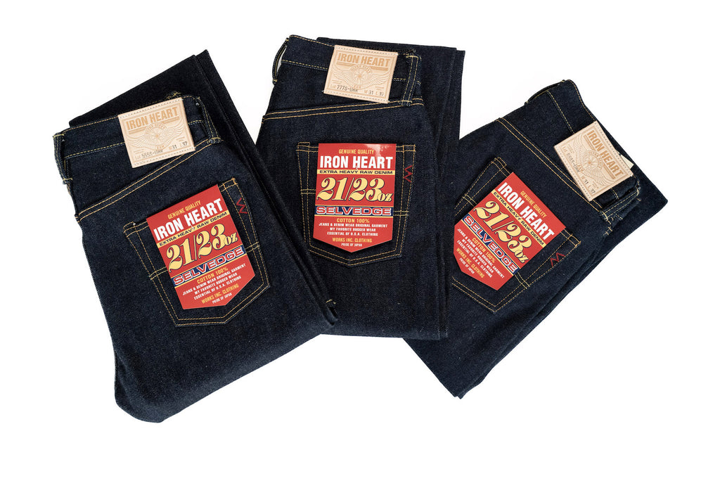 IRON HEART ULTRA HEAVY RAW 21/23OZ DENIM