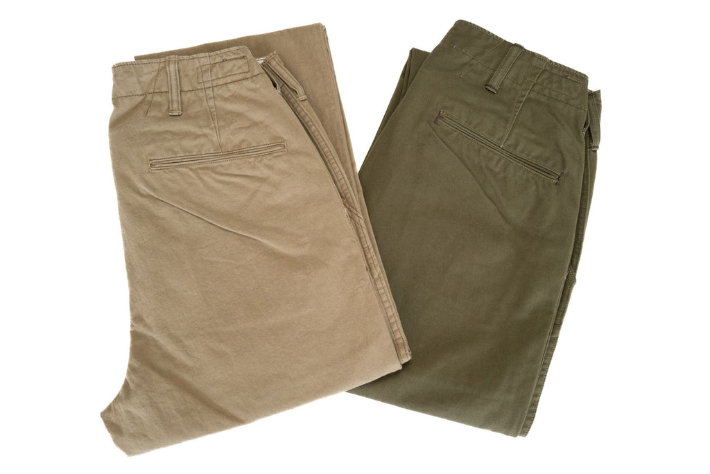 FREEWHEELERS M-1941 DUCK CHINO TROUSERS