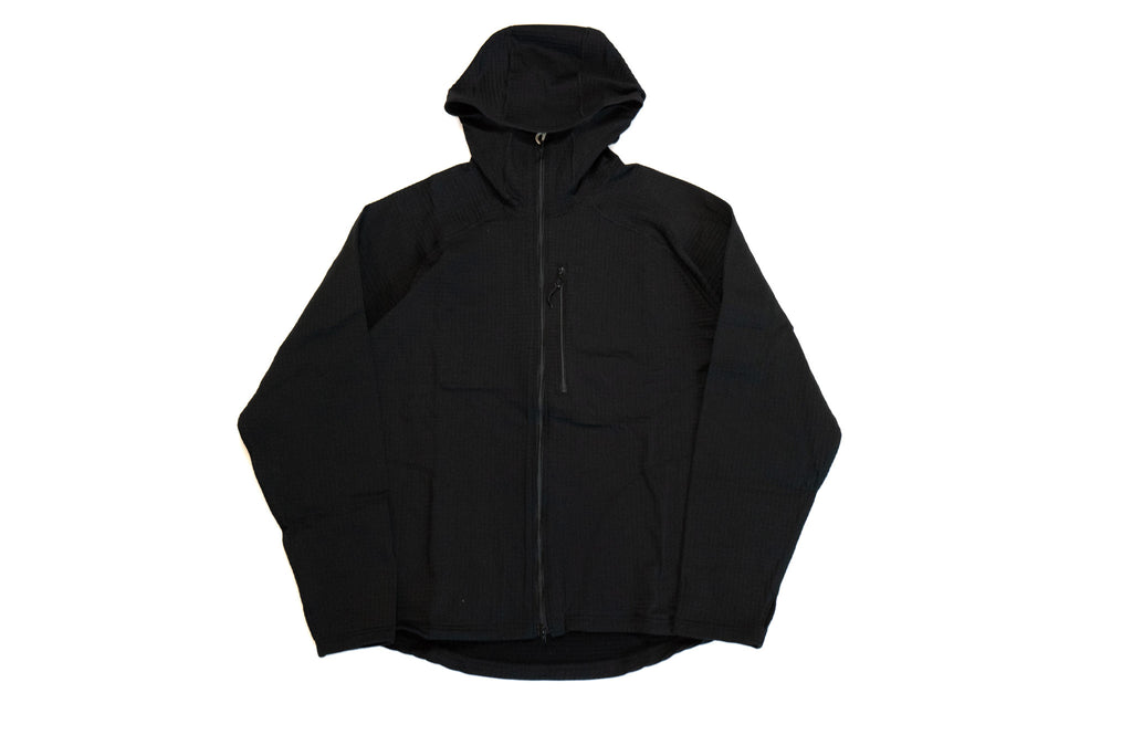 Ultima Thule by Freewheelers "WATCHDOG" Fleece Base Layer Front Zip Hoodie (Black)