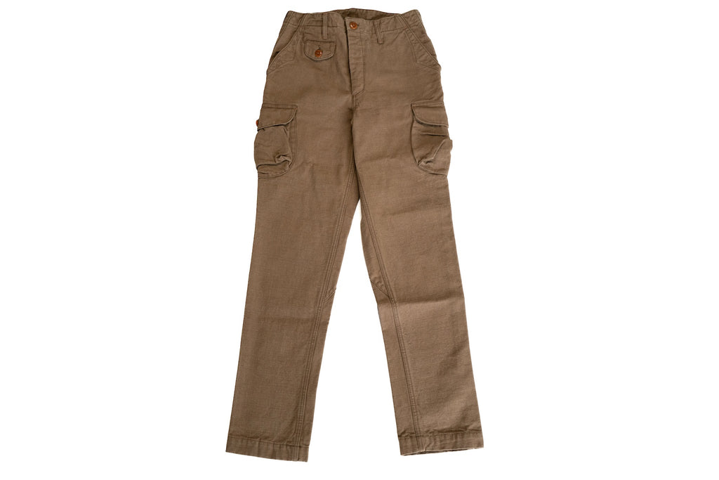 Freewheelers "Timber Cruiser" Ultra-Heavyweight Duck Canvas Trousers (Khaki)