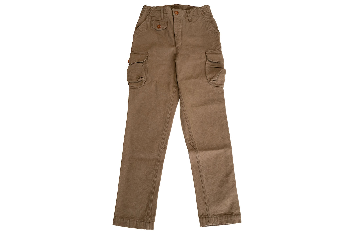 Freewheelers "Timber Cruiser" Ultra-Heavyweight Duck Canvas Trousers (Khaki)