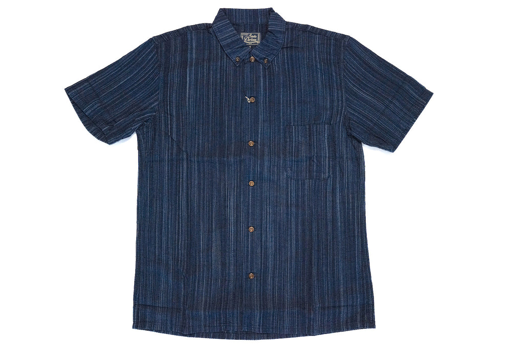 Studio D'Artisan Indigo Kasuri S/S Workshirt