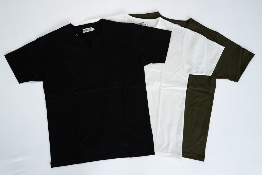 Momotaro 8oz Military 'V' Neck Tubular Tee