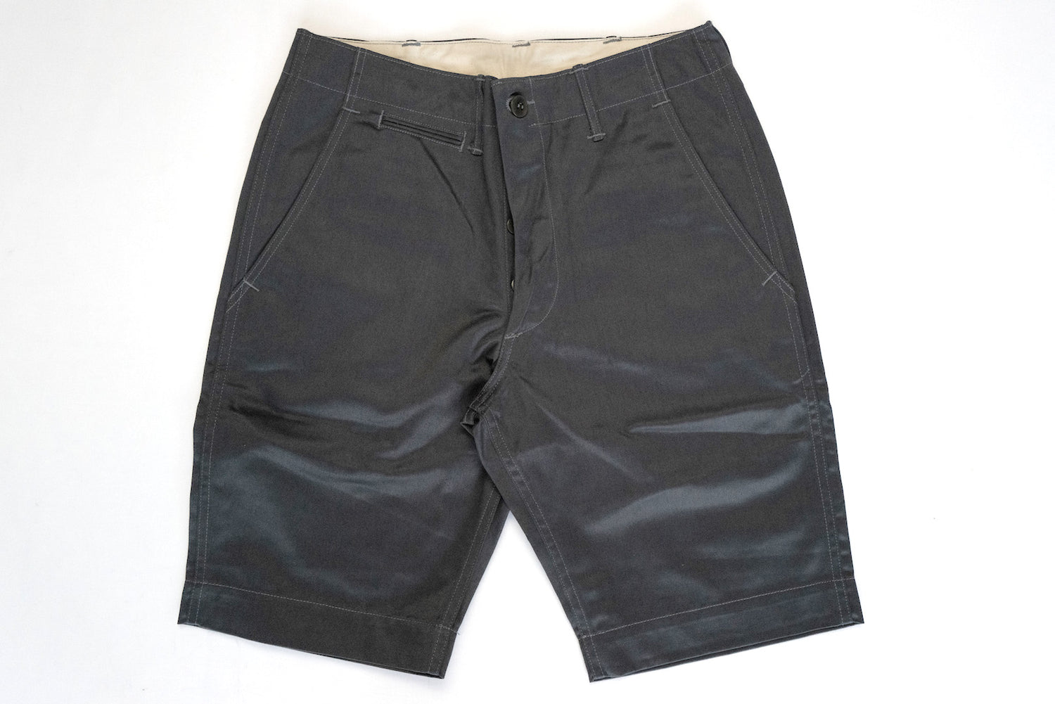 Warehouse 11oz Weapon Chino Shorts (Charcoal Grey) - CORLECTION