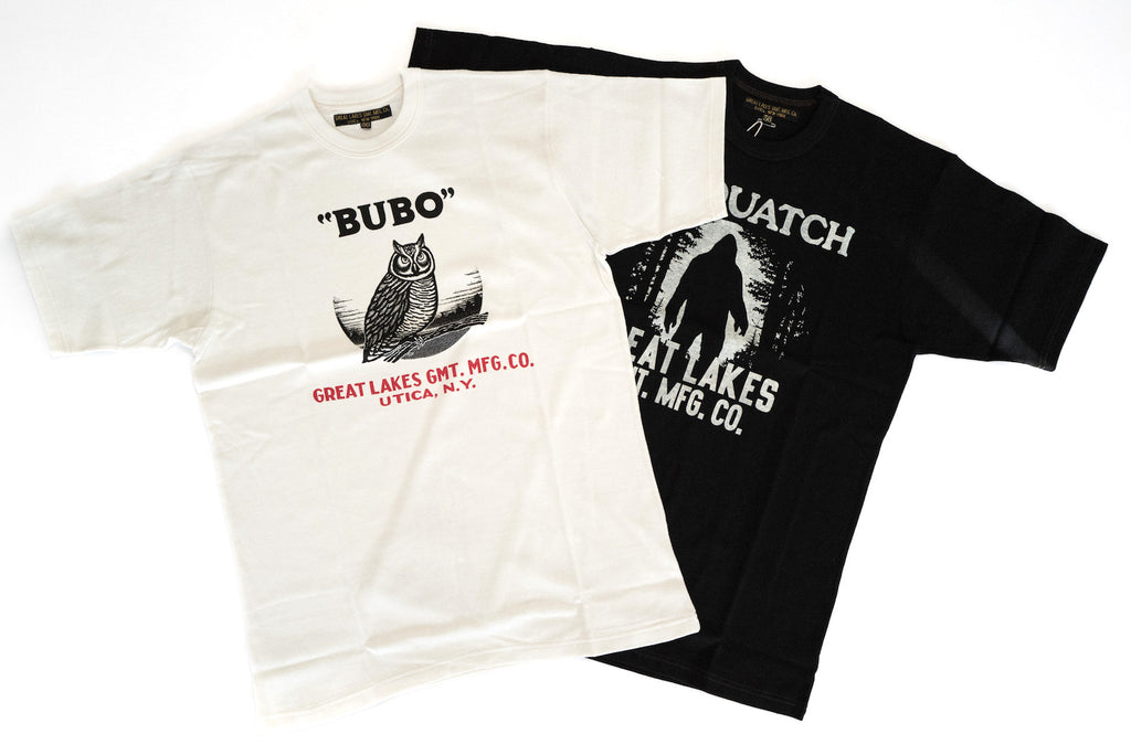 Freewheelers "BUBO"/"SASQUATCH" Loopwheeled S/S Tee