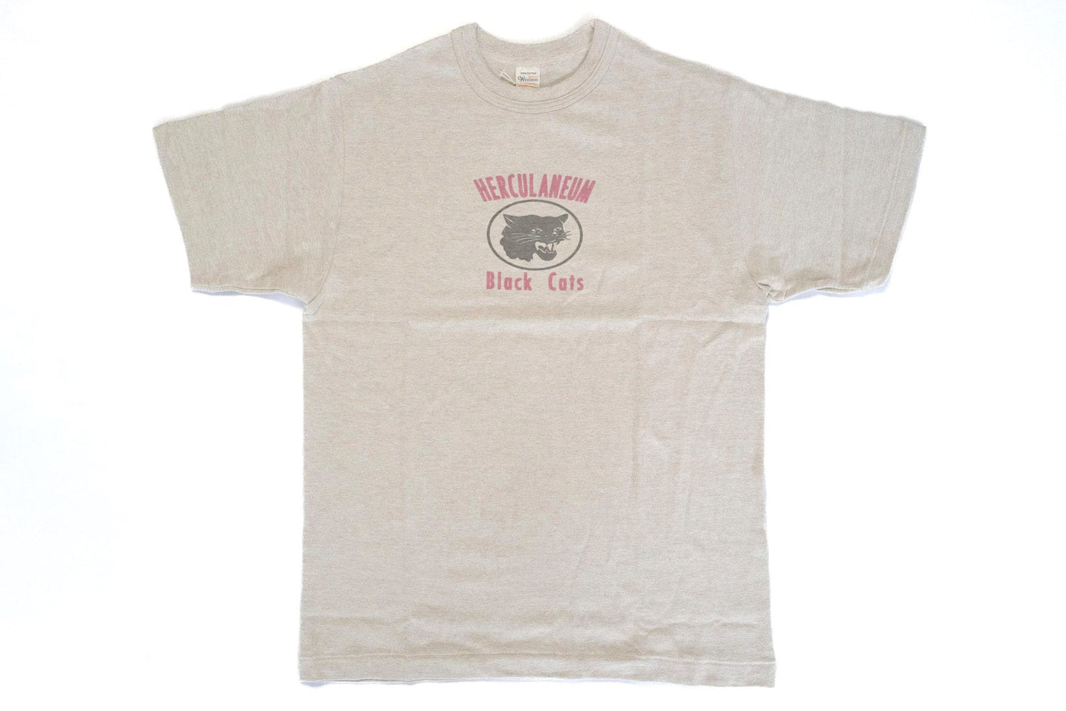 Warehouse "Black Cats" 'Bamboo Textured' Tees (Oatmeal)