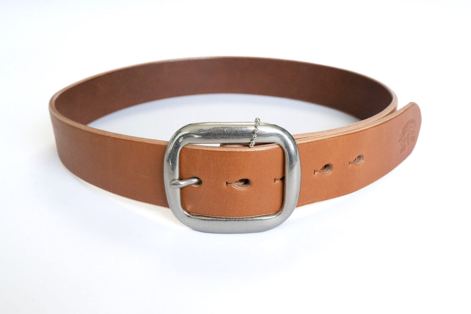 Studio D'Artisan Bend Cowhide Belt (Kakishibu)