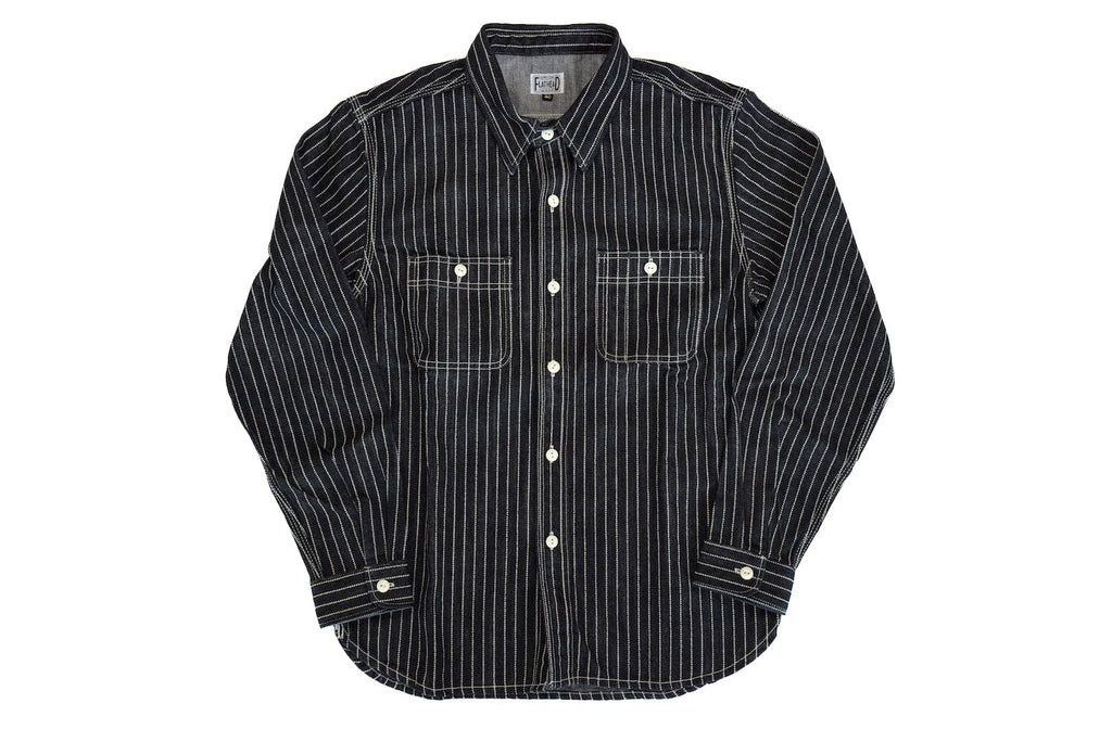 The Flat Head 10oz Indigo Wabash Workshirt