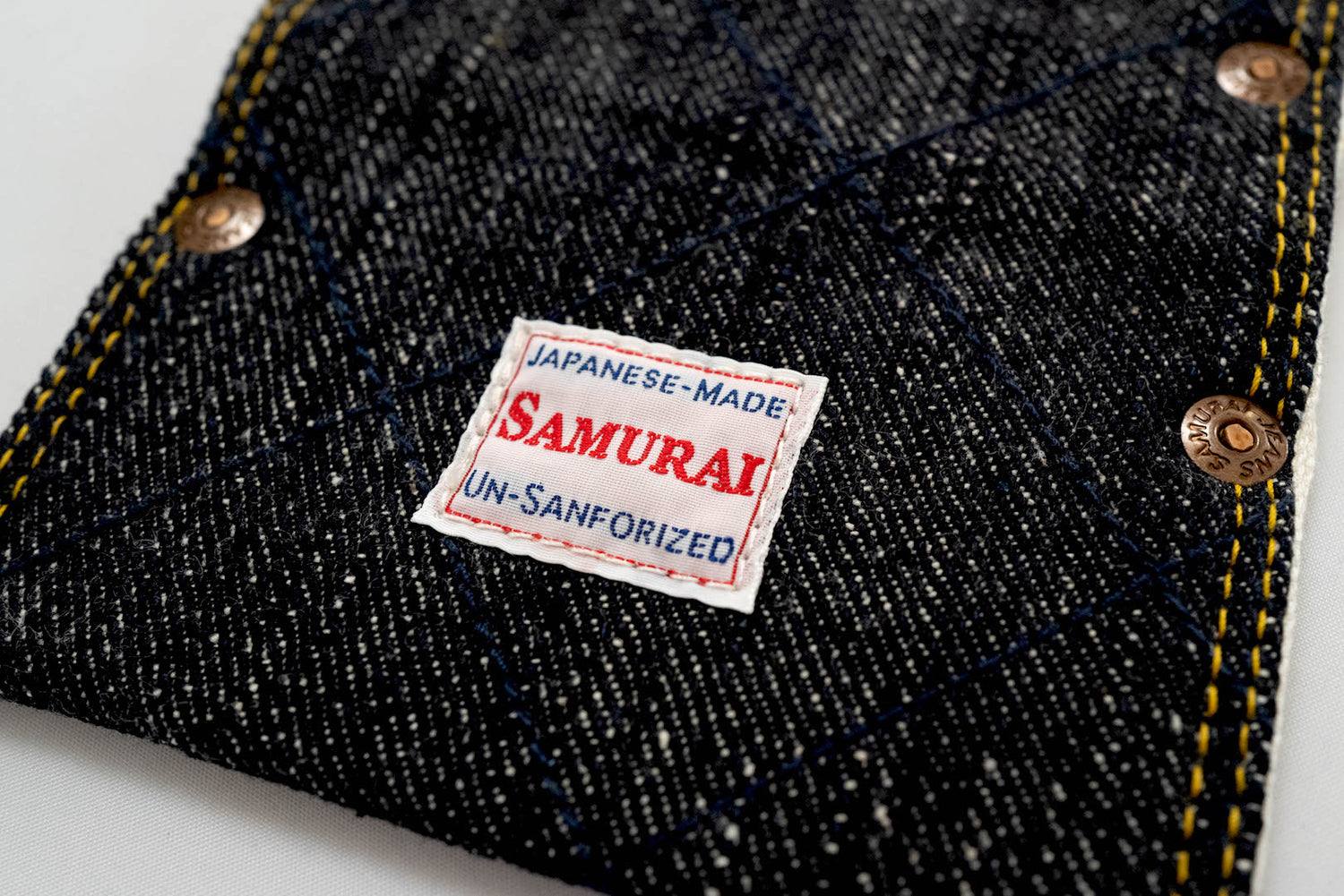 SAMURAI 17OZ DENIM CARD CASE