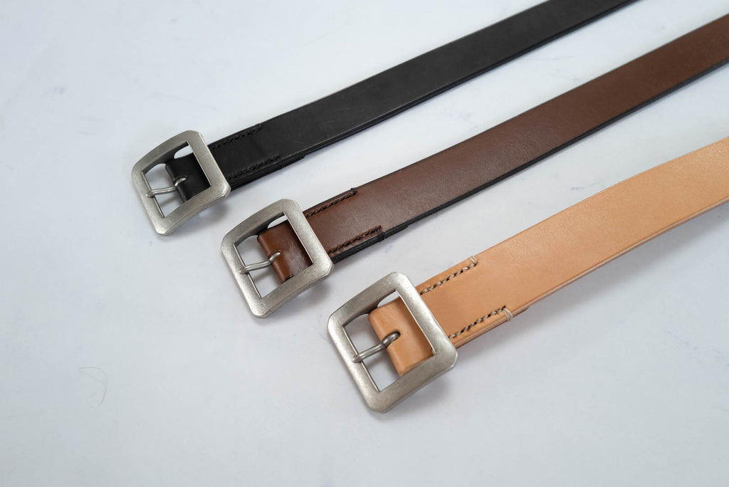 SAMURAI FULL GRAIN COWHIDE 'GARRISON' BELT