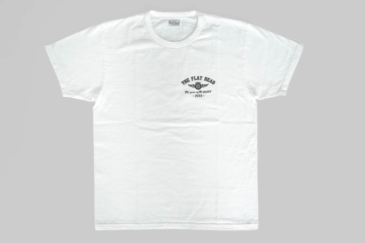 The Flat Head X Miwa Komatsu 9oz "Year of The Rabbit" Loopwheeled Tee