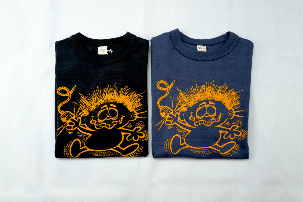 WAREHOUSE 5.5OZ 'TURN ME ON' LOOPWHEELED TEE