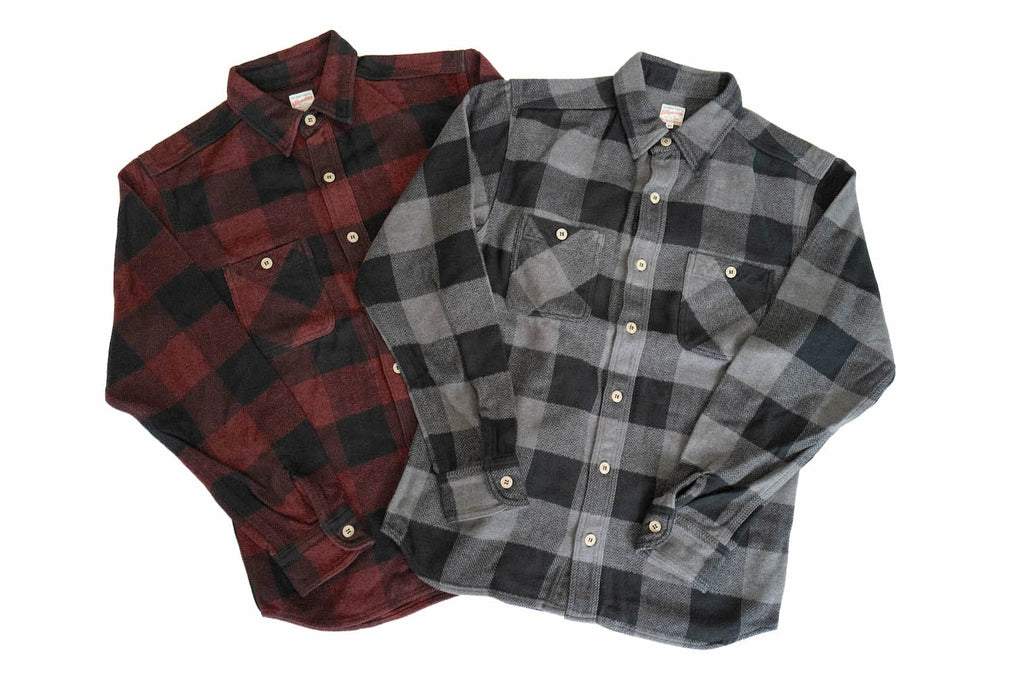 Momotaro Heavyweight HBT Flannel Workshirt